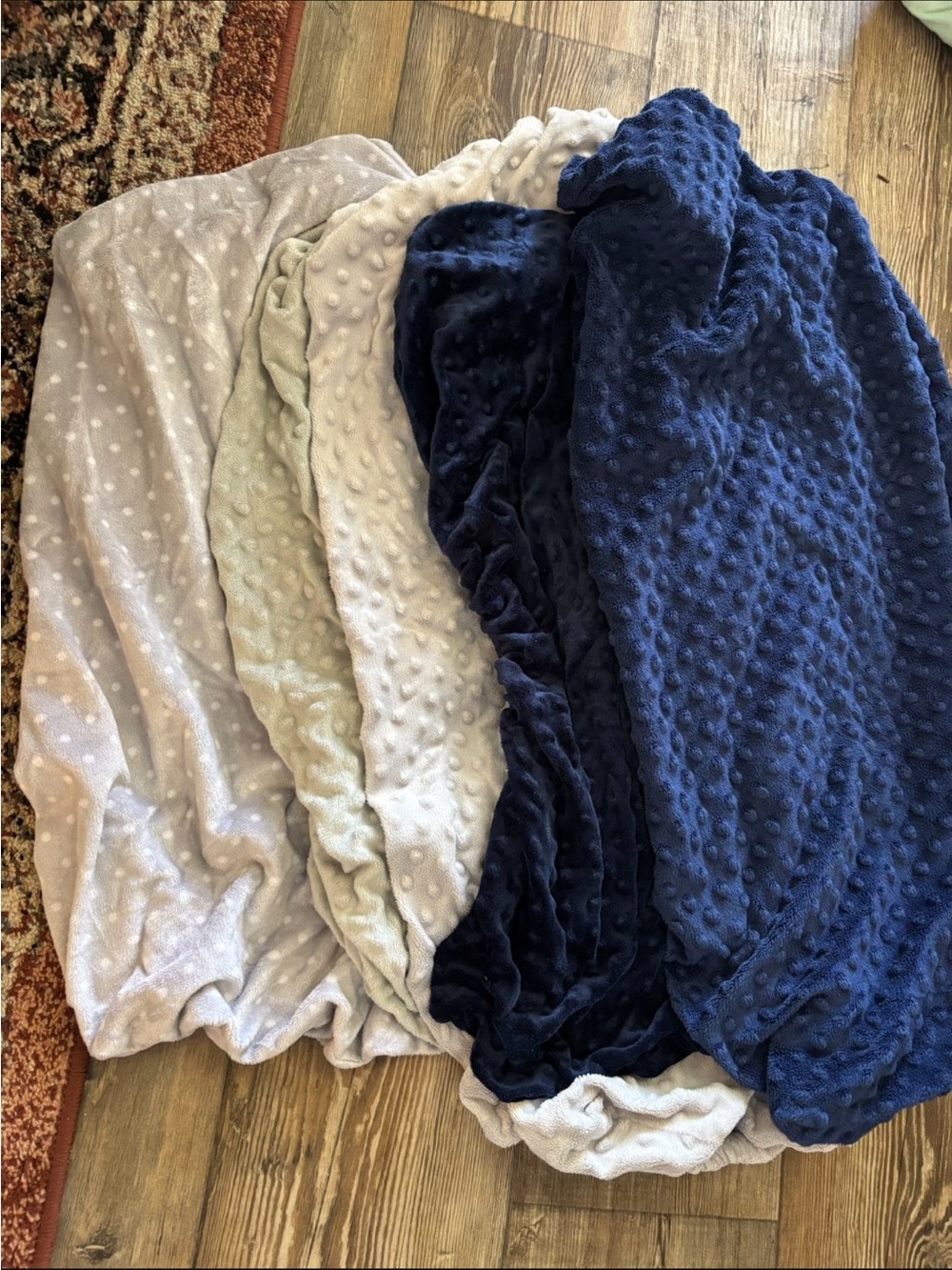 Set of 5 changing pad covers